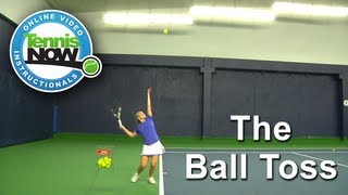 The Tennis Serve Toss Simple Tips for Toss Perfection [upl. by Natsyrk570]