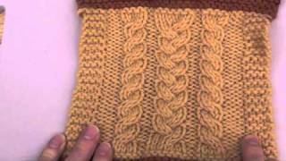 Knitting HowTo Wet Blocking Your Gauge Swatch [upl. by Cecelia]