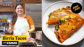 Beef Birria  Quesabirria Tacos Recipe How to Make Rich Smoky Extra Tender Meat  Pepperph [upl. by Teodoor]