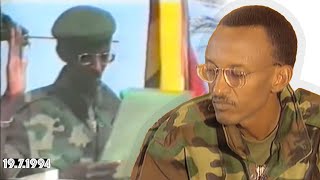 Tariki 19  07  1994 Ijambo Perezida Kagame yavuze [upl. by Eniffit603]