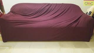 How To Install a Fitted Sofa Cover [upl. by Juditha434]