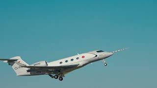 Gulfstream G400 Takes Flight [upl. by Aliuqahs837]