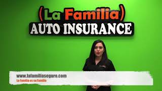 La Familia Auto Insurance Liability Coverage San Antonio [upl. by Christis]