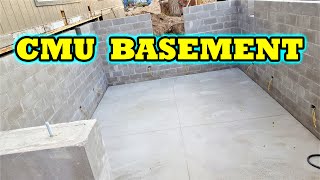 How to build a Concrete Block Basement for Beginners Part 1 DIY [upl. by Dicky3]