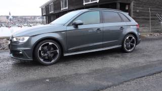 2014 Audi A3 TDI quattro Stronic Sport 184 PS in detail launch walkaround flyby [upl. by Naihs]