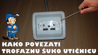 Povezivanje trofazne šuko utičnice 1 [upl. by Pascoe]