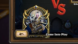 New Legendary Hearthstone Skin Gameplay Preview  Arthas [upl. by Introk374]