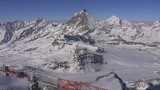 Webcam Zermatt  Matterhorn Glacier Paradise [upl. by Heisser]