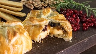 Baked Brie in Puff Pastry Recipe [upl. by Ultann]