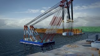 This Floating Crane Can Lift Up To 3600 Tons [upl. by Oicnanev788]