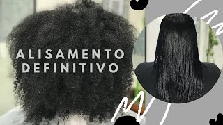 ALISANDO CABELO EXTREMAMENTE AFRO  ESCOVA PROGRESSIVA DEFINITIVA [upl. by Kathie]