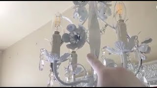 How to installhang new Chandelier  SAFE FAST amp EASY [upl. by Dich73]