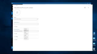 Windows 10 mail application add contact [upl. by Dorraj]