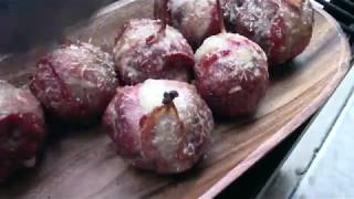 How To Make the Perfect Tailgate Food Moink Balls [upl. by Eilasor926]