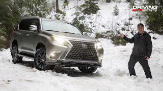 2021 Lexus GX 460 Review and OffRoad  Snow Test [upl. by Enalb]