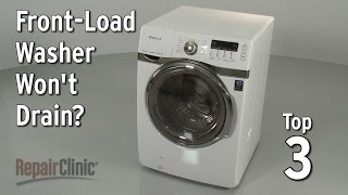 Washer Won’t Drain — Washing Machine Troubleshooting [upl. by Lupien963]