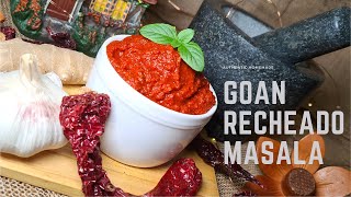 GOAN RECHEADO MASALA  Recheado Masala  Rechaad Masala Recipe  How To Make Goan Rechead Masala [upl. by Goto]