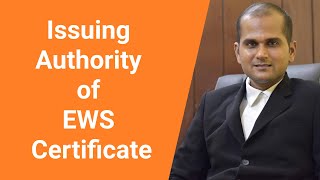 Who is the Issuing Authority of EWS Certificate [upl. by Ycnaffit389]