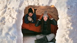 Can We Survive 24 Hours Living in an Igloo [upl. by Ecidnac]