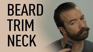 How to Trim Your Beard Neck Line  Jeff Buoncristiano [upl. by Asilanom]