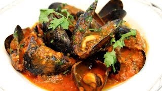 Mussels Moules Moroccan Style Recipe  CookingWithAlia  Episode 283 [upl. by Nahum]