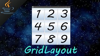 Java GridLayout 🔳 [upl. by Natividad]