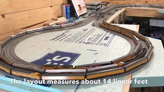 Kato N Scale DCC Layout [upl. by Oirottiv901]