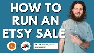 How to Set Up a Sale on Etsy  Increase Your Conversion Rate [upl. by Leen]