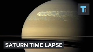 NASA released a stunning timelapse of Saturn [upl. by Ancel]