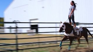 Haley Ganzel A Trick Riding Legacy [upl. by Amsirac]