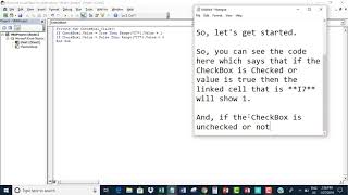 Create CheckBox ActiveX in Excel VBA [upl. by Kurland627]