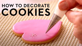 How To Decorate Cookies for Beginners  Good Housekeeping [upl. by Atilemrac]