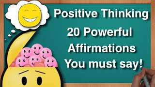 Affirmations for Positive Thinking [upl. by Oates755]