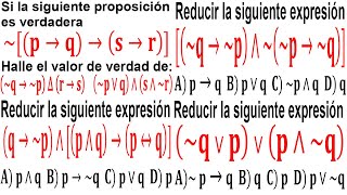 LOGICA PROPOSICIONAL PROBLEMAS RESUELTOS INTERMEDIO AVANZADO [upl. by Yelsha323]