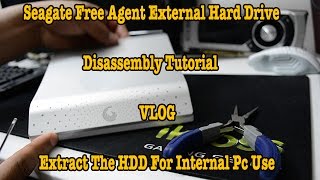 Seagate 1TB External Hard Drive Free Agent Disassembly Tutorial  Tech Adventures 1 [upl. by Barcellona]