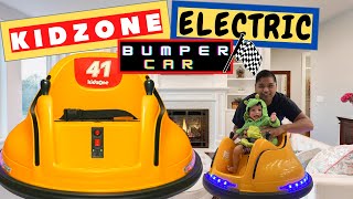 How to Install and Use quotKIDZONE ELECTRIC RIDE BUMPER CARquot [upl. by Latashia]