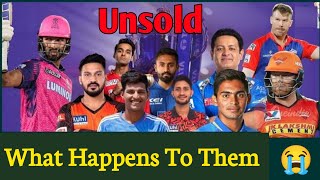 What Would Happens With Unsold IPL Players [upl. by Notlef991]