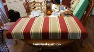 How to Cover a Cushion [upl. by Salomon]