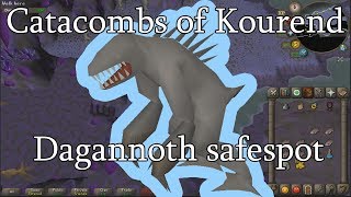 OSRS Catacombs of Kourend Dagannoth Safespot [upl. by Sims]