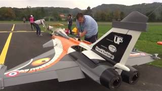 RC Jet Model DASSAULT RAFALE twin Turbine Engine Fighter Aircraft [upl. by Cates]