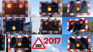 UK Level Crossings 2017 [upl. by Llerud]