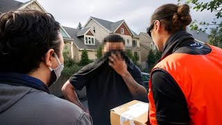 Scammer BUSTED at his Front Door [upl. by Reba598]