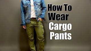 How To Wear Cargo Pants Slim Fit Cargo Pant Styling Tips [upl. by Cindi440]