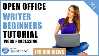 Open office 4 writer beginners tutorial  Word Processing Tutorial [upl. by Mcdougall]