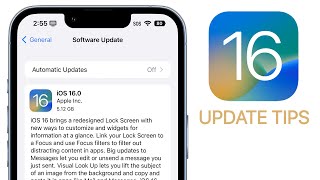 How to Update to iOS 16  Tips Before Installing [upl. by Carlota]