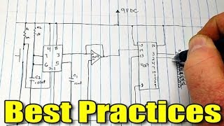 How to draw an electronic schematic [upl. by Ariayek]