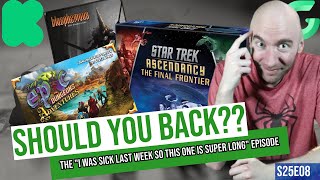 Should You Back Expert Crowdfunding ADVICE 23 NEW Games in 55 MINUTES S25E08 [upl. by Nattirb618]