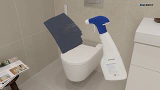 Geberit AquaClean Sela  Standard clean [upl. by Ainot]