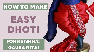 Dhoti for Krishna  Sewing Pattern [upl. by Naltiak]