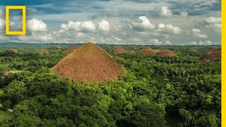 Soar Over the Chocolate Hills in the Philippines  National Geographic [upl. by Marinna87]